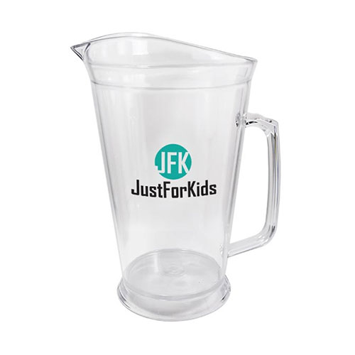 60 oz Sunset Styrene Pitcher with Heavy Base
